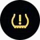 علامت Tyre Pressure Low-چراغ هشدار فشار باد لاستیک‌های خودرو که به میزان استاندارد نیستند