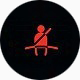 علامت Seat Belt Not On-چراغ هشدار نبستن کمربند ایمنی