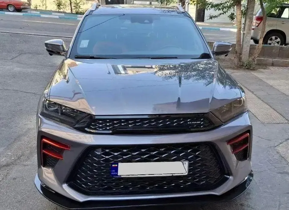 نمای روبرو کی ام اس A5 نقره ای رنگ